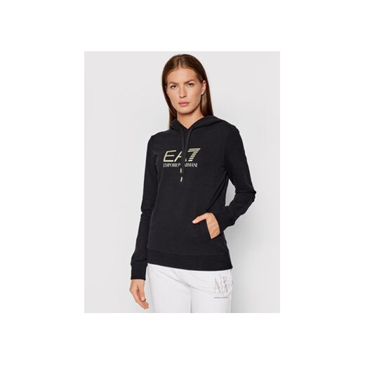EA7 Emporio Armani Bluza 8NTM36 TJCQZ 0200 Czarny Regular Fit XL MODIVO promocja
