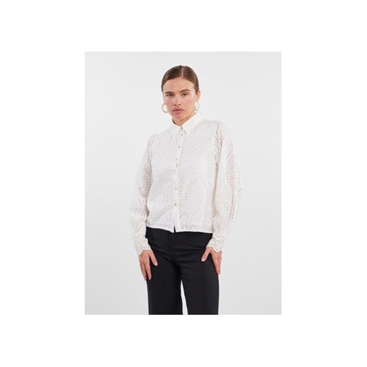 YAS Koszula 26030708 Biały Regular Fit ze sklepu MODIVO w kategorii Koszule damskie - zdjęcie 168630377