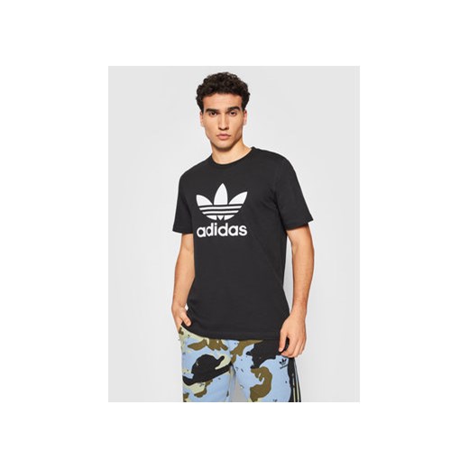 adidas T-Shirt adicolor Classics Trefoil H06642 Czarny Regular Fit ze sklepu MODIVO w kategorii T-shirty męskie - zdjęcie 168630478