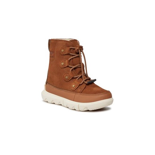 Sorel Śniegowce Youth Sorel Explorer™ Lace Wp NY4897-242 Brązowy Sorel 34 wyprzedaż MODIVO