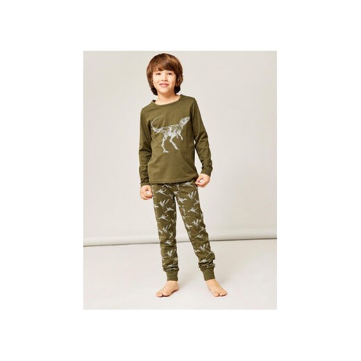 NAME IT Piżama 13206981 Zielony Regular Fit ze sklepu MODIVO w kategorii Piżamy dziecięce - zdjęcie 168630597