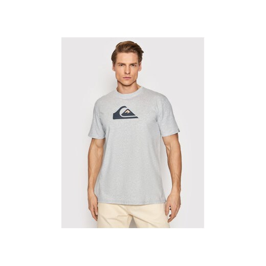 Quiksilver T-Shirt Comp EQYZT06534 Szary Regular Fit ze sklepu MODIVO w kategorii T-shirty męskie - zdjęcie 168630816