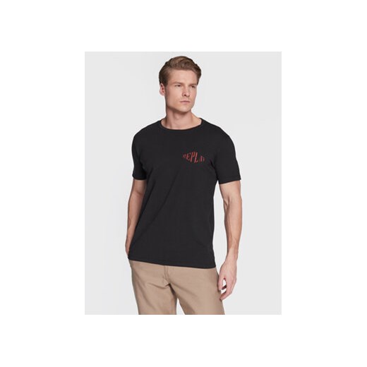 Replay T-Shirt M6483.000.22662G Czarny Regular Fit ze sklepu MODIVO w kategorii T-shirty męskie - zdjęcie 168631056