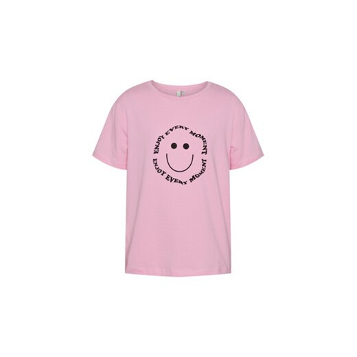 Pieces KIDS T-Shirt Fibbi 17135523 Różowy Relaxed Fit ze sklepu MODIVO w kategorii Bluzki dziewczęce - zdjęcie 168631946
