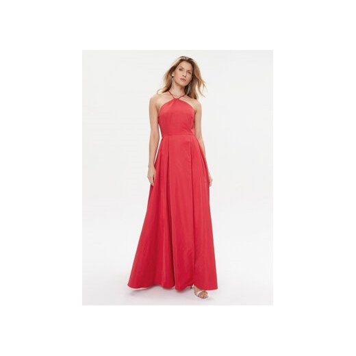 TWINSET Sukienka wieczorowa 232TT2492 Czerwony Regular Fit ze sklepu MODIVO w kategorii Sukienki - zdjęcie 168631958