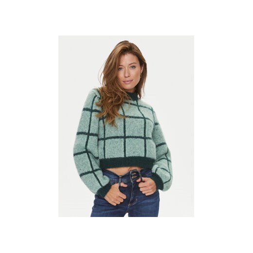 Guess Sweter Nadia W3BR78 Z3BP0 Zielony Regular Fit ze sklepu MODIVO w kategorii Swetry damskie - zdjęcie 168632066