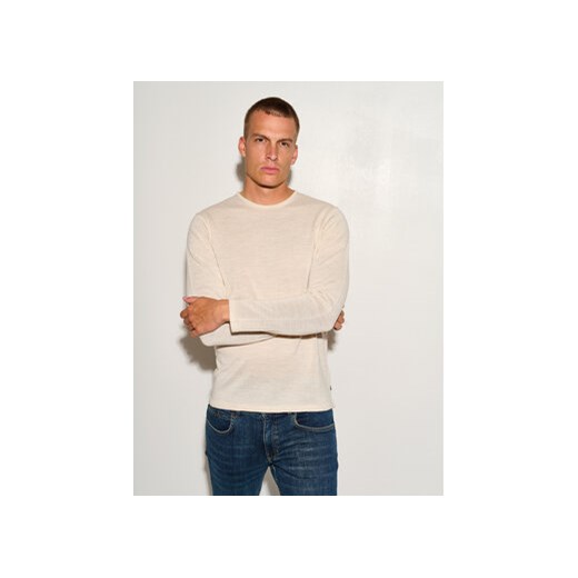 Casual Friday Sweter 20501343 Beżowy Slim Fit ze sklepu MODIVO w kategorii Swetry męskie - zdjęcie 168632298