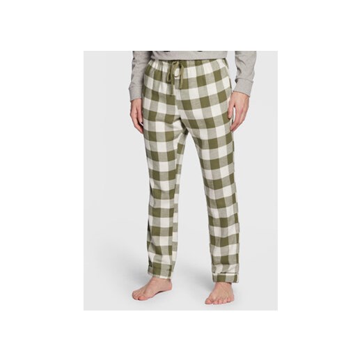 United Colors Of Benetton Spodnie piżamowe 45DZ4F005 Zielony Regular Fit ze sklepu MODIVO w kategorii Piżamy męskie - zdjęcie 168632547