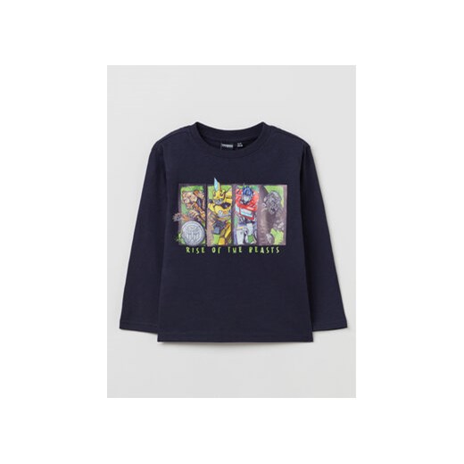 OVS Bluzka 1816130 Granatowy Regular Fit ze sklepu MODIVO w kategorii T-shirty chłopięce - zdjęcie 168632717