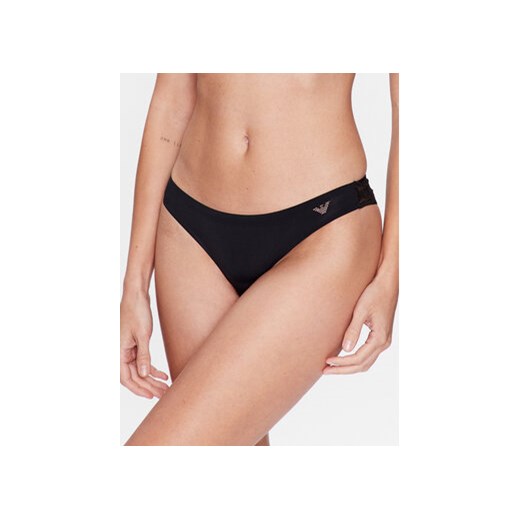Emporio Armani Underwear Figi brazylijskie 162948 3R384 00020 Czarny ze sklepu MODIVO w kategorii Majtki damskie - zdjęcie 168632765