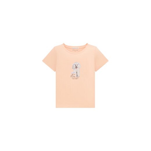 Tom Tailor T-Shirt 1037128 Pomarańczowy ze sklepu MODIVO w kategorii Bluzki dziewczęce - zdjęcie 168632836