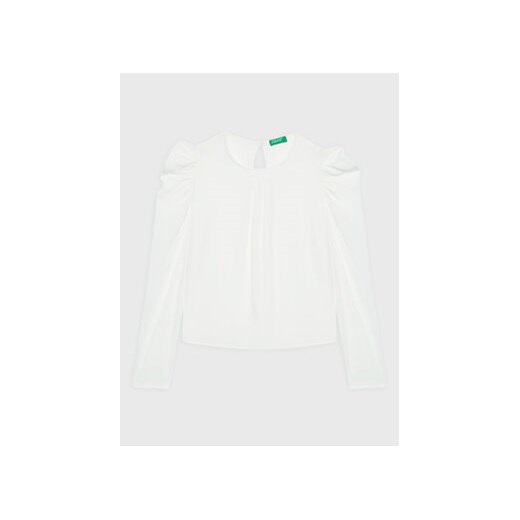 United Colors Of Benetton Bluzka 5G97CQ00O Biały Regular Fit ze sklepu MODIVO w kategorii T-shirty chłopięce - zdjęcie 168633498