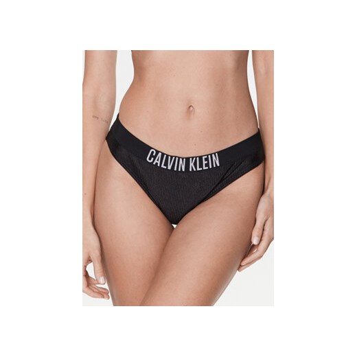 Calvin Klein Swimwear Dół od bikini KW0KW01986 Czarny ze sklepu MODIVO w kategorii Stroje kąpielowe - zdjęcie 168633528