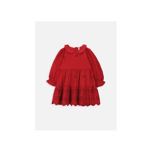 Coccodrillo Sukienka elegancka ZC3128101EBG Czerwony Regular Fit ze sklepu MODIVO w kategorii Sukienki niemowlęce - zdjęcie 168633586