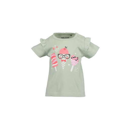 Blue Seven T-Shirt 901122 X Zielony Regular Fit ze sklepu MODIVO w kategorii Koszulki niemowlęce - zdjęcie 168633588