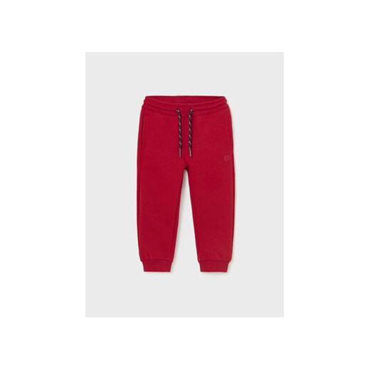 Mayoral Spodnie dresowe 704 Czerwony Regular Fit ze sklepu MODIVO w kategorii Spodnie i półśpiochy - zdjęcie 168633606