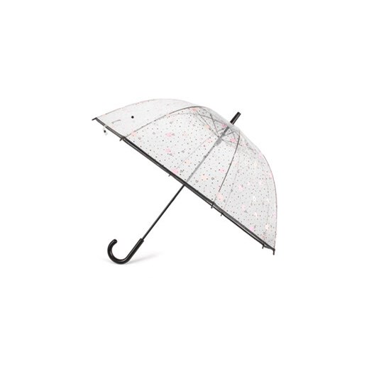 Happy Rain Parasolka Long Domeshape Dots & Hearts 40983 Biały ze sklepu MODIVO w kategorii Parasole - zdjęcie 168633867