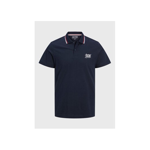 Jack&Jones Polo Trevor 12228781 Granatowy Standard Fit S MODIVO