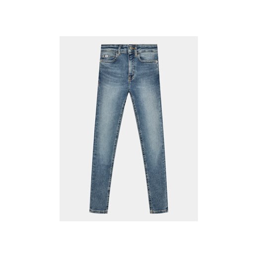 Calvin Klein Jeans Jeansy Mr Fresh IG0IG02266 Niebieski Skinny Fit ze sklepu MODIVO w kategorii Spodnie dziewczęce - zdjęcie 168635167