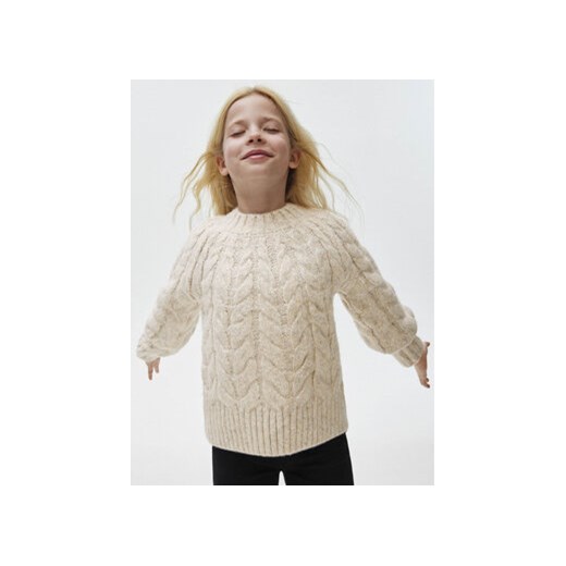 Mayoral Sweter 7.307 Beżowy Regular Fit ze sklepu MODIVO w kategorii Swetry dziewczęce - zdjęcie 168635249