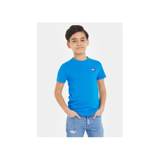 Tommy Hilfiger T-Shirt New York Flag KB0KB08626 M Niebieski Regular Fit ze sklepu MODIVO w kategorii T-shirty chłopięce - zdjęcie 168635258