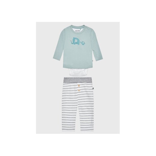 Blue Seven Komplet bluzka i legginsy 473168 Zielony Regular Fit ze sklepu MODIVO w kategorii Komplety niemowlęce - zdjęcie 168635288