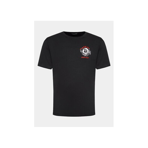 Replay T-Shirt M6673.000.2660 Czarny Regular Fit ze sklepu MODIVO w kategorii T-shirty męskie - zdjęcie 168635559