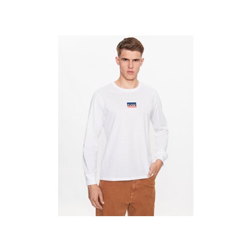 Levi's® Longsleeve Graphic Mini 36015-0158 Biały Regular Fit ze sklepu MODIVO w kategorii T-shirty męskie - zdjęcie 168635659