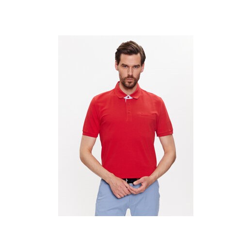 Pierre Cardin Polo 20504/000/2030 Czerwony Regular Fit ze sklepu MODIVO w kategorii T-shirty męskie - zdjęcie 168635737