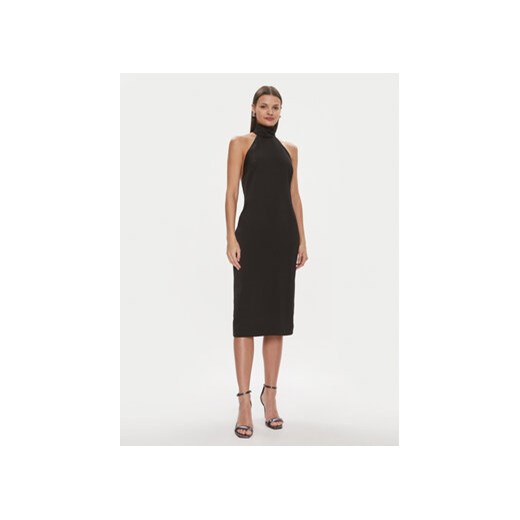 KARL LAGERFELD Sukienka koktajlowa 240W1307 Czarny Slim Fit ze sklepu MODIVO w kategorii Sukienki - zdjęcie 168635766