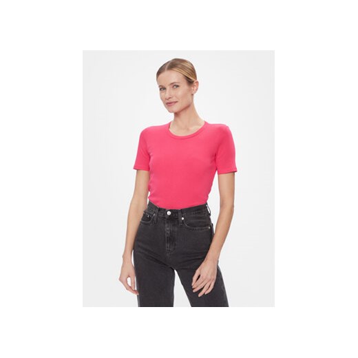 United Colors Of Benetton T-Shirt 3GA2E16A0 Różowy Regular Fit ze sklepu MODIVO w kategorii Bluzki damskie - zdjęcie 168635858