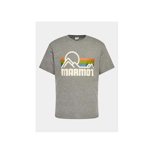 Marmot T-Shirt Coastal M14253 Szary Regular Fit ze sklepu MODIVO w kategorii T-shirty męskie - zdjęcie 168635878