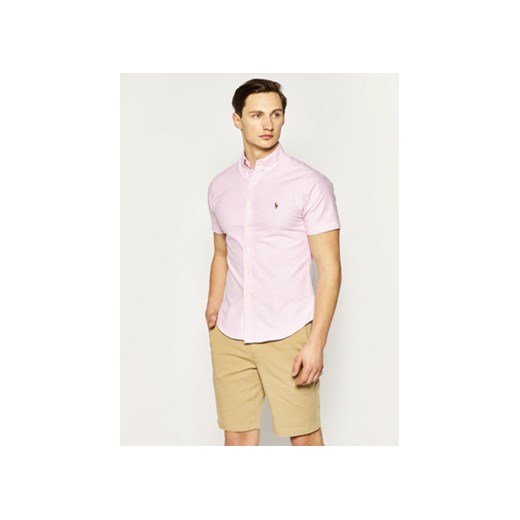 Polo Ralph Lauren Koszula Classics 710787736 Różowy Slim Fit ze sklepu MODIVO w kategorii Koszule męskie - zdjęcie 168636517
