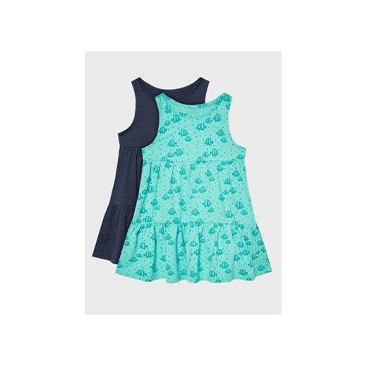 Zippy Komplet 2 sukienek ZKGAP0501 23030 Kolorowy Regular Fit ze sklepu MODIVO w kategorii Sukienki dziewczęce - zdjęcie 168636865