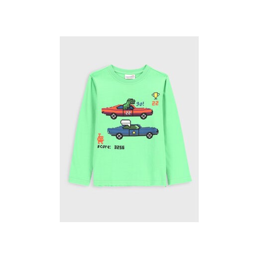Coccodrillo Bluzka ZC2143103GAK Zielony Regular Fit ze sklepu MODIVO w kategorii T-shirty chłopięce - zdjęcie 168636988