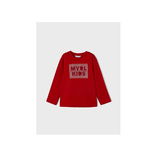 Mayoral Bluzka 173 Czerwony Regular Fit ze sklepu MODIVO w kategorii T-shirty chłopięce - zdjęcie 168637088
