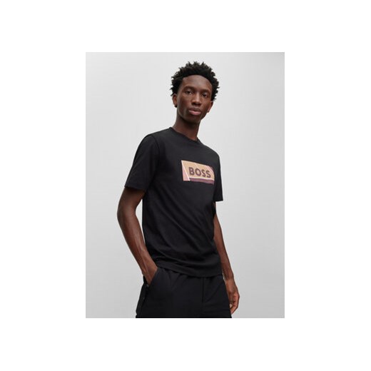 Boss T-Shirt 50486210 Czarny Slim Fit ze sklepu MODIVO w kategorii T-shirty męskie - zdjęcie 168637118