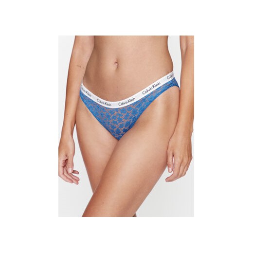 Calvin Klein Underwear Figi klasyczne 000QD3860E Niebieski ze sklepu MODIVO w kategorii Majtki damskie - zdjęcie 168637258
