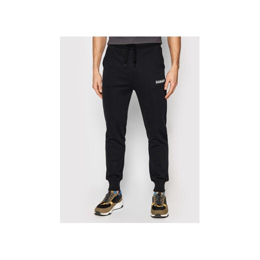 Napapijri Spodnie dresowe M-Box 1 NP0A4GBL Czarny Slim Fit ze sklepu MODIVO w kategorii Spodnie męskie - zdjęcie 168637507