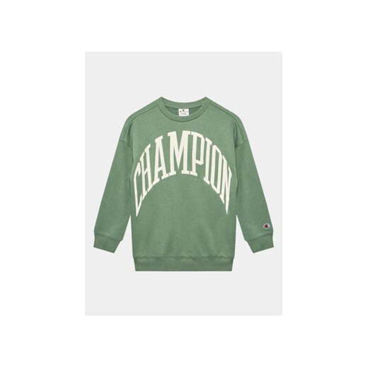 Champion Bluza 306359 Zielony Regular Fit ze sklepu MODIVO w kategorii Bluzy chłopięce - zdjęcie 168637945