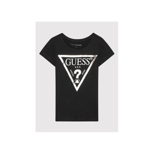 Guess T-Shirt K73I56 K8HM0 Czarny Regular Fit ze sklepu MODIVO w kategorii T-shirty chłopięce - zdjęcie 168637977