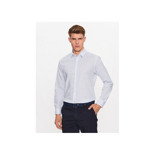 JOOP! Koszula 30036103 Niebieski Slim Fit ze sklepu MODIVO w kategorii Koszule męskie - zdjęcie 168638467