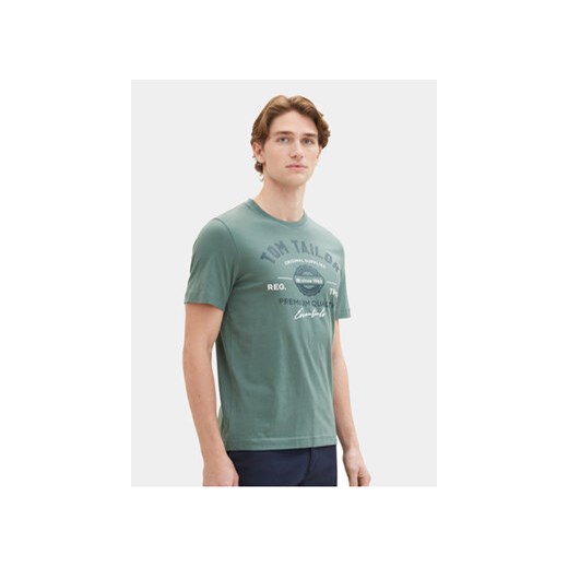 Tom Tailor T-Shirt 1037735 Zielony Regular Fit ze sklepu MODIVO w kategorii T-shirty męskie - zdjęcie 168638636