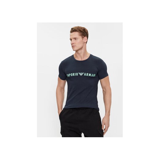 Emporio Armani Underwear T-Shirt 111035 4R516 00135 Granatowy Regular Fit ze sklepu MODIVO w kategorii T-shirty męskie - zdjęcie 168638766
