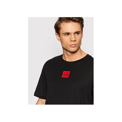 Hugo T-Shirt Diragolino212 50447978 Czarny Regular Fit ze sklepu MODIVO w kategorii T-shirty męskie - zdjęcie 168638768