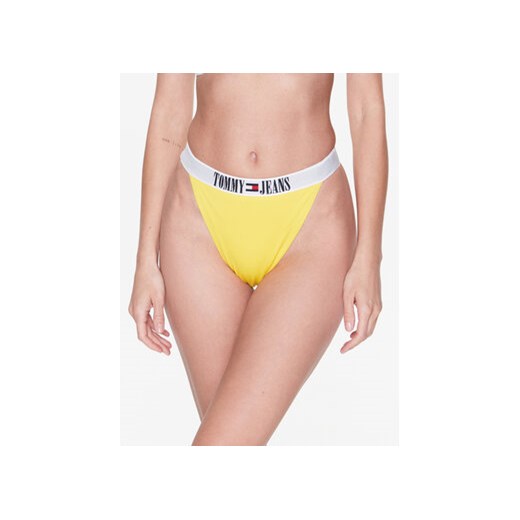 Tommy Jeans Dół od bikini UW0UW04087 Żółty ze sklepu MODIVO w kategorii Stroje kąpielowe - zdjęcie 168638905