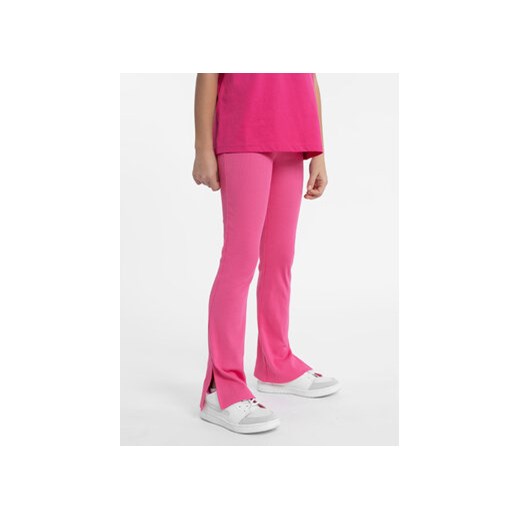 4F Legginsy 4FJAW23TTIGF097 Różowy Slim Fit ze sklepu MODIVO w kategorii Spodnie dziewczęce - zdjęcie 168638956