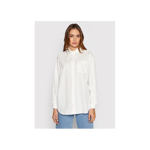 NA-KD Koszula Basic 1018-008584-0001-581 Biały Oversize ze sklepu MODIVO w kategorii Koszule damskie - zdjęcie 168639068