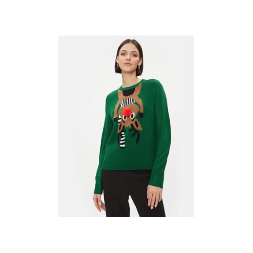 ONLY Sweter 15302956 Zielony Regular Fit ze sklepu MODIVO w kategorii Swetry damskie - zdjęcie 168639275