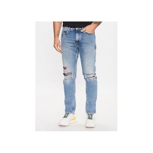 Tommy Jeans Jeansy Scanton DM0DM16652 Niebieski Slim Fit ze sklepu MODIVO w kategorii Jeansy męskie - zdjęcie 168639449